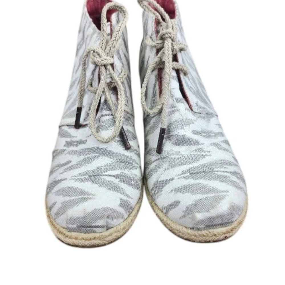 Toms‎ Ikat Desert Wedge Espadrille Bootie (8.5)